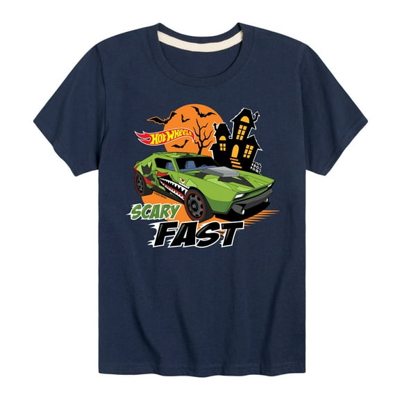 Hot Wheels - Halloween - Scary Fast - Toddler & Youth Short Sleeve Graphic T-Shirt