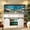 White + MDF+1200lb, variant on 75 Gallon Fish Tank Stand with LED Light &Power Outlets, 55-75 Gallon Aquarium Stand with Sliding Fluted Doors, 2 Large Cabinet and Storage Shelves, Cabinet for 2 Fish Tank Accessories Storage,1200