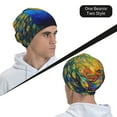 thumbnail image 6 of Gaeub Peacocks Knit Cuffed Beanie Top Level Beanie Men Women Winter Knit Caps Soft Ski Hat, 6 of 7