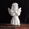 thumbnail image 4 of Resins Boy Girl Angelic Figurine Peaceful Prayer Sculpture Desktop Ornament Home Tabletop Decors Christian Figures Gift, 4 of 9