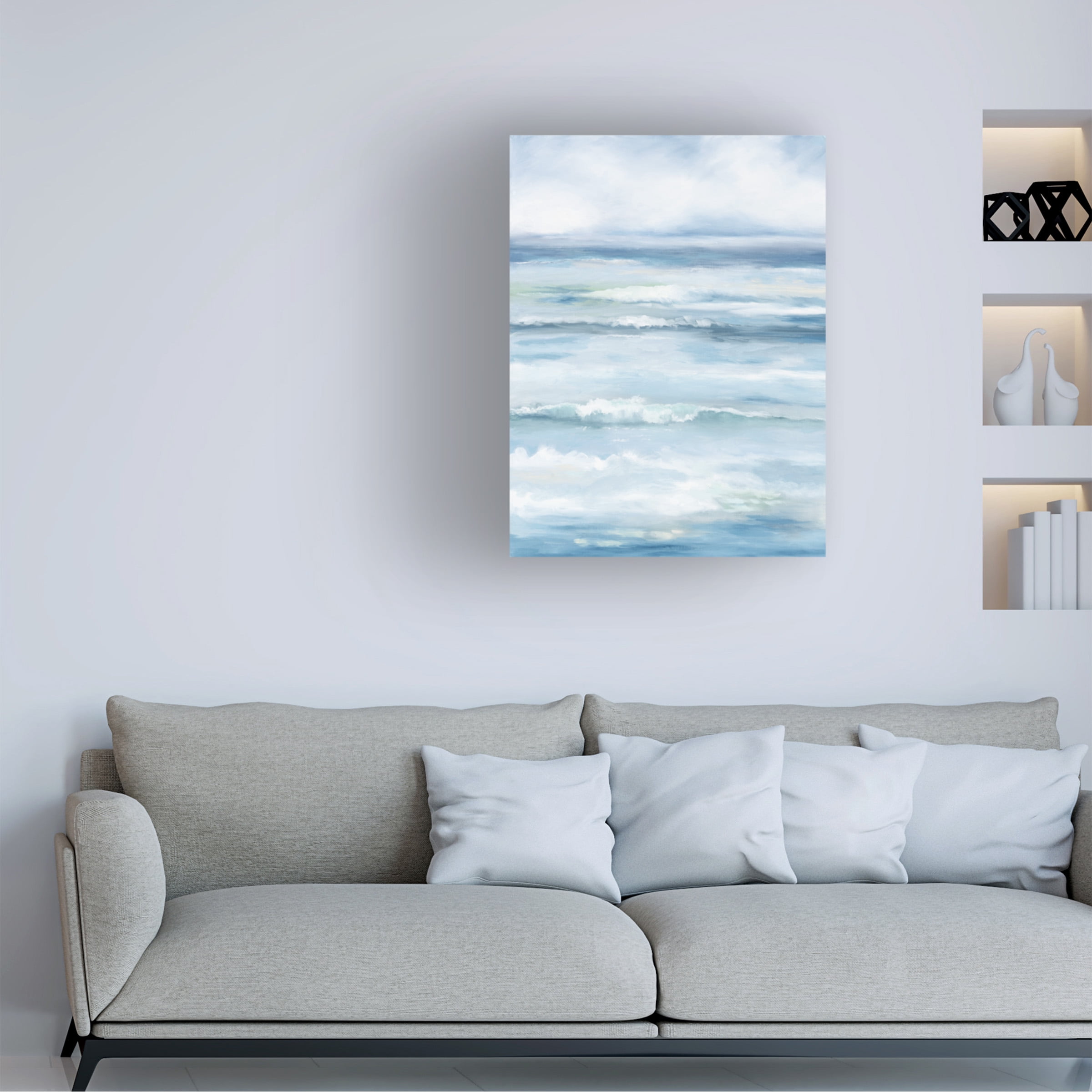Danusia Keusder 'Into the Ocean' Canvas Art