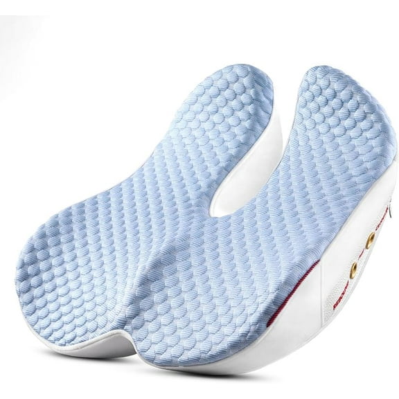 Seat Cushion for Tailbone Pain Relief X-Large,Ergonomic Office Chair Cushions for Butt Hip Lower Back & Sciatica Pain Relief Pillow,Pressure Relief Seat Cushion for Long Sitting, Car & Plane (Grey)