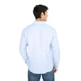 thumbnail image 3 of Weatherproof Vintage CERULEAN Men's L/S Linen Button Down Shirt, US Med, 3 of 5