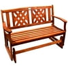 2-Person Gliding Bench With Lattice Back