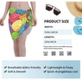 thumbnail image 7 of Bingfone Brightly Colored Cupcakes Women's Sarong Swimsuit Cover Ups Bathing Suit Coverups Chiffon Beach Wrap Skirts, 7 of 7