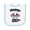 White and Light Blue, variant on Inktastic USA Patriotic Happy 250th Baby Terry Cloth Bib