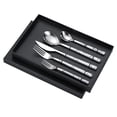 thumbnail image 2 of Cutlery Set,Stainless Steel Dinner Knife Forks Spoons Eating Tableware Hardness Tableware Set Suitable For Family Dinner, 2 of 8