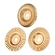thumbnail image 1 of Conjunto de discos de tallado de madera Uxcell 3Pcs, moldeado, tallado, lijado, disco de corte con eje de 5/8" tono dorado, 1 of 5