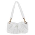 thumbnail image 1 of Bolso nube doblado suave, bolso de hombro con cadena de color sólido, bolso tipo sobre, bolso de mano, bolso de mensajero para mujer, 1 of 6