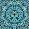 thumbnail image 1 of Ahgly Company Tapis d'Intérieur Lavable en Machine Carré Turquoise Bleu Vif, 8 Pieds Carré, 1 of 7
