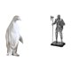 thumbnail image 1 of Escultura de pingüino,Escultura de pingüino para decoración nórdica del hogar,Figura de escritorio,Estatua de caballero,arte,artesanía,coleccionable,escritorio,oficina,Figura, 1 of 8