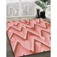 thumbnail image 2 of Ahgly Company Indoor Rectangle Patterned Pastel Pink Area Rugs, 7' x 10', 2 of 6