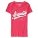 thumbnail image 1 of Aeropostale Womens NYC 1987 Camiseta gráfica, rosa, grande Aeropostale Camiseta gráfica, 1 of 2