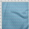 thumbnail image 4 of oneOone Rayon Turquoise Blue Fabric Asian Traditional Fabric For Sewing Printed Craft Fabric By The Yard 56 Inch Wide, 4 of 4