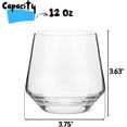 thumbnail image 5 of BTaT- Stemless Wine Glass, 12 oz, Set of 12, Stemless Wine Glasses, 5 of 9