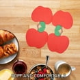 thumbnail image 4 of COOPHYA 100Set Red Apple Shaped Napkins Paper Tableware for Classroom Events Decoration, 4 of 5