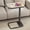 Driftwood Gray, variant on Upgraded TV Tray Table with Panel Lock, Adjustable Height & 90° Flip-Over Design, Sofa Arm End Side Table for Eating, Dinner, Snack, Laptop, Couch, Bed, Chair or Small Spaces, Gray