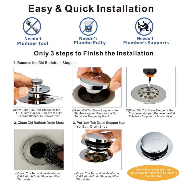 How to Remove 6 Different Kinds of Drain Stoppers