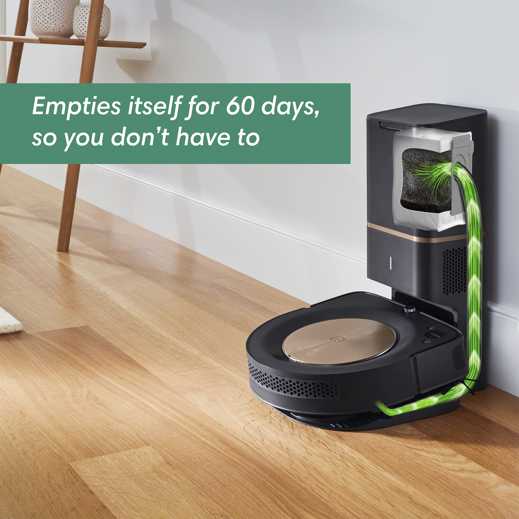 iRobot® Roomba® s9+ (9550) Wi-Fi® Connected Self-Emptying Robot Vacuum , Smart Mapping, Works with Google Home, Corners & Edges, Ideal for Pet Hair - image 4 of 16