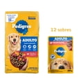 thumbnail image 1 of Pedigree Adulto 21 kg + Caja Pedigree Sobre Adulto filete Res (12 Pzas), 1 of 3