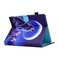thumbnail image 7 of For Onn Pro 8.0" / iPad mini/ Samsung Galaxy Tab 8.0 8.4/ Rca 8.0/ Fire HD 8 10th Gen and More 8.0" Android Tablet, Allytech PU Leather Universal Case for All 7.5 - 8.5 inch Tablet- Wolf, 7 of 7