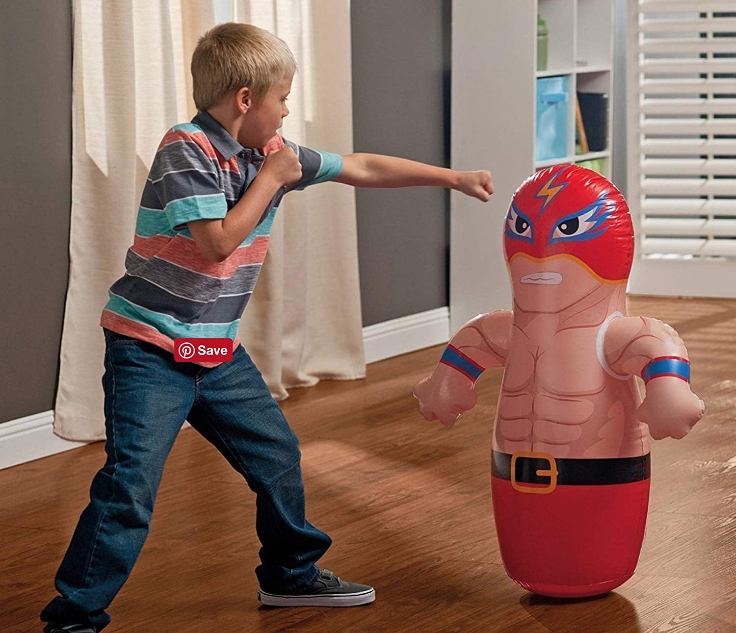 Luchador Porfiado Inflable Intex 3-d Bop Bags Bamo Luchador Porfiado Inflable Intex 3-d Bop Bags Bamo