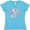 Aqua, variant on Inktastic Happy Easter with Bunny Face and Easter Eggs Women's V-Neck T-Shirt
