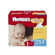 Huggies Little Snugglers Diapers Economy Plus, Size 1, 234 Count