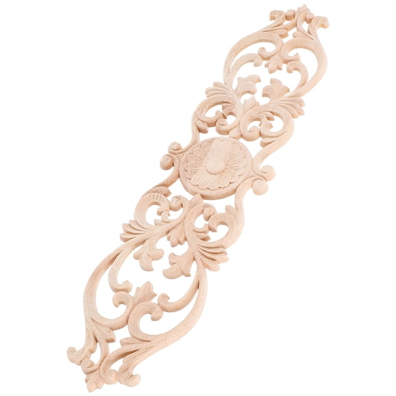 Masteelf  Appliques Embellishments Wall Solid Wood Door Flower Decoration