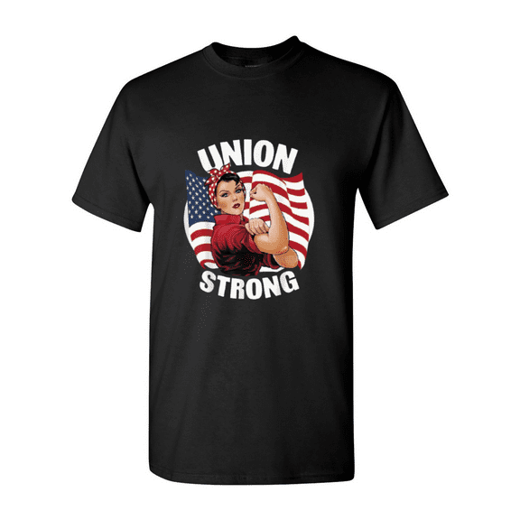 Rosie Worker Union Pride Graphic Unisex T-Shirt for Labor Day, up to size 5XL