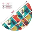 thumbnail image 3 of Yiaed Colorful Hawaii Palms Print Christmas Tree Skirt , Tree SkirtsTree Mat for Christmas Winter Holiday Indoor Decorations-36", 3 of 7