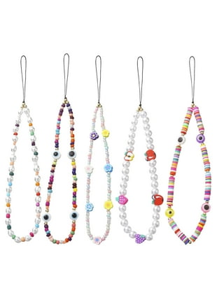 PP OPOUNT 1966 PCS DIY Beaded Phone Charm Kit, Phone Charm Beads