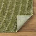 thumbnail image 7 of Luxe Weavers Modern Geometric Wave Green 2x8 Hallway Runner, Stain Resistant Carpet, 7 of 7