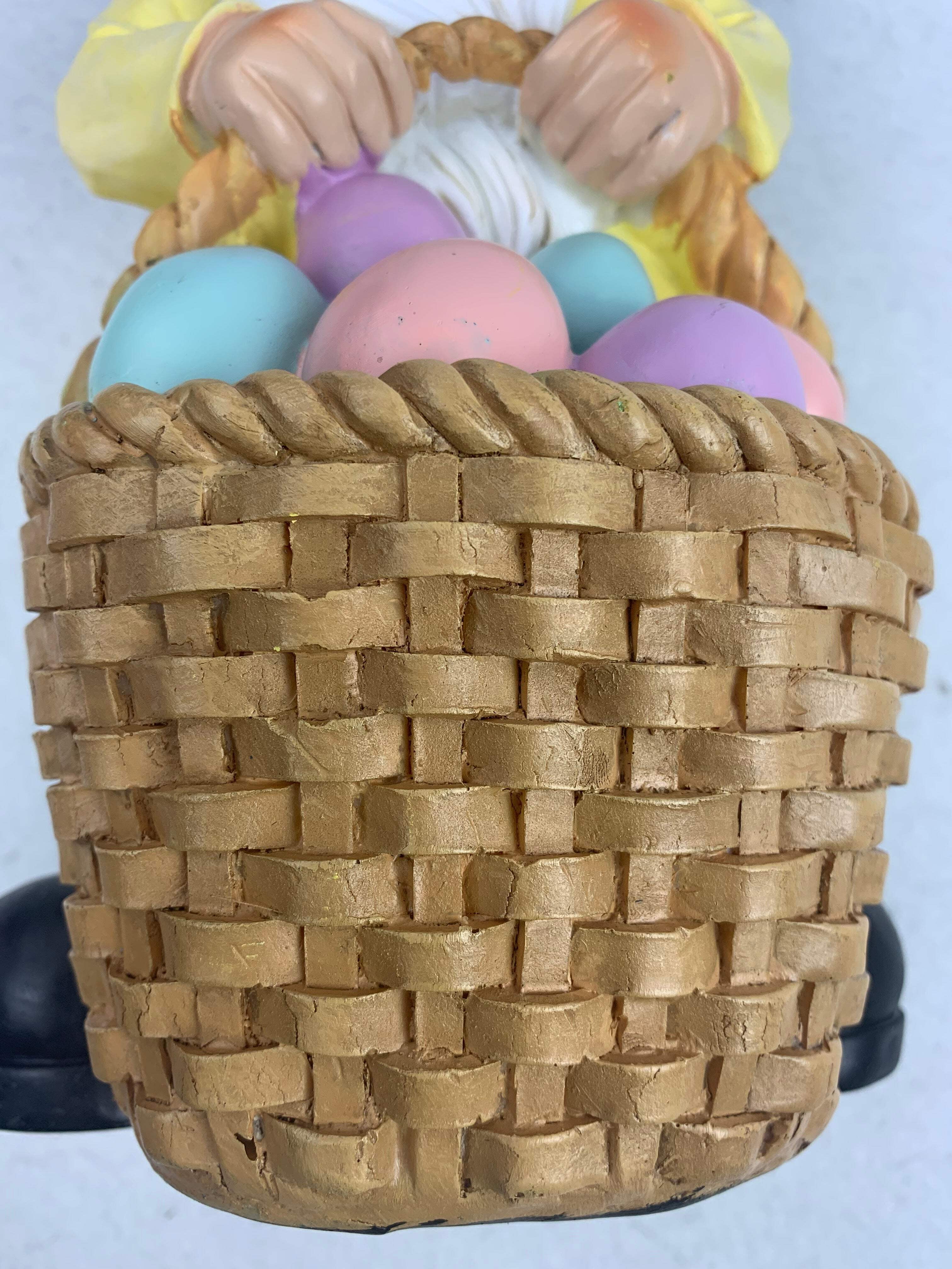 Easter X-Large Gnome Carrying Easter Egg Basket