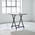 thumbnail image 4 of Ilios Innova | Mesa Plegable Multifuncional Portátil Negra, Ideal como Escritorio, Mesa Auxiliar, de Comedor o para Picnic, con Estructura de Metal y Superficie de MDF., 4 of 9