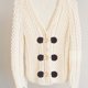 thumbnail image 4 of Raindrops 6Pares Toggle Decorativos En Cuero Y Madera Para Abrigos Y Vestidos, 4 of 6