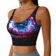 thumbnail image 2 of Fotbe v Sujetador Deportivo Largo sin Aros para Mujer con Almohadillas y Soporte Medio, Transpirable y Absorbente, Camiseta Tipo Chaleco o Tank Top-Medium, 2 of 8