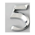 thumbnail image 6 of Apartment Hotel Office Door Address 5cm Silver Self Adhesive 3D Door Plate Sign Digits House Number Stickers 9, 6 of 8