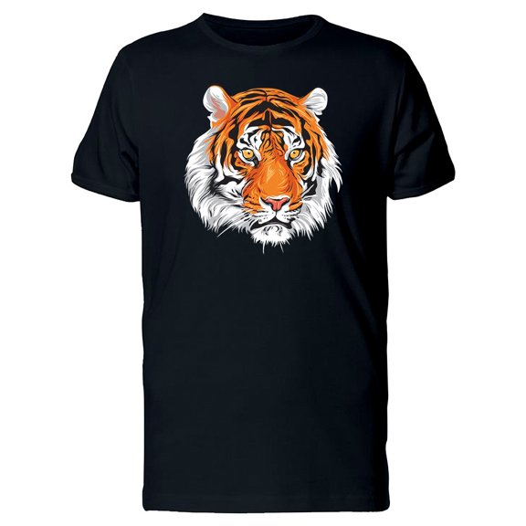 Vibrant Color Tiger Head Tee Men's -Image by Shutterstock