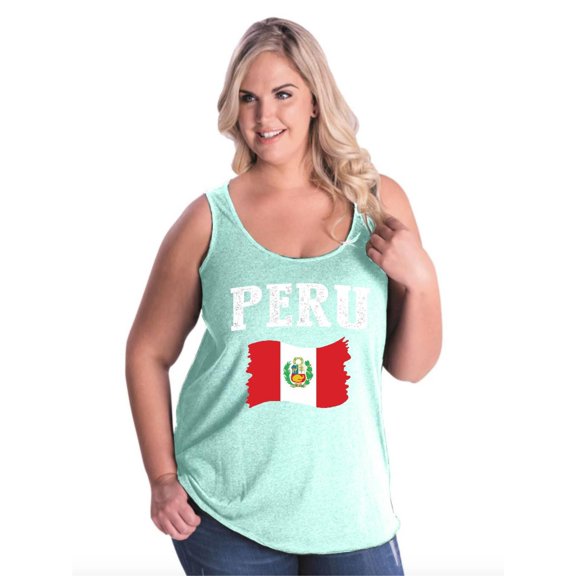 Normal is Boring - Women's Plus Size Tank Top, up to Size 28 - Peru
