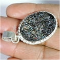 thumbnail image 2 of Khushi Gems Fancy Shape Multi-Color Druzy Gemstone Silver Pendant, 2 of 4