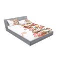 thumbnail image 2 of Ambesonne Nautical Fitted Sheet & Pillow Sham Set, Flock Facing Others, Full, Multicolor, 2 of 2