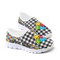 thumbnail image 5 of Chririnla Autism Theme Loafers for Women Anti-Skid Running Sneakers Fashion Walking Shoes Breathable Casual Flat, 5 of 6