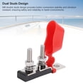 thumbnail image 4 of Dual Terminal Fuse Block DC58V M8 Double Studs MRBF Fuse Holder Car Marine Boat RV, 4 of 7