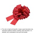 thumbnail image 5 of 16 Inch Large Pull Bow Glitter Gift Wrapping Big Pull Bows Ribbon Red for Wedding Baskets Presents Christmas Party, 5 of 6