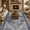 Blue, variant on Royalbear 8'x10' Area Rug - Vintage Distressed Blush & Gray Medallion Rug, Bohemian Oriental Floral Floor Carpet for Living Room Bedroom Dining Room