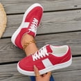 thumbnail image 5 of Women's Fashion Sneakers Comfortable Walking Shoes Casual Lace-Up Non Slip Sneakers, 36, 5 of 6