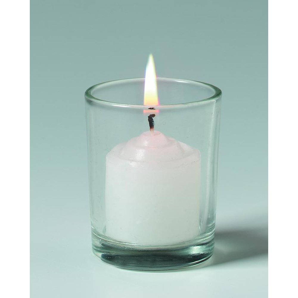 Darice Votive Candle Cup Clear Glass 2.5 Inches