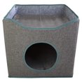 thumbnail image 2 of Cubo para gatos Animal Shelter Ware Manufacturing, gris, 38 x 38 x 38 cm, 2 of 2