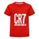 thumbnail image 1 of Camiseta CR7 para Niños con Estampado de Ronaldo y Playera de Futbol Infantil para Verano, 1 of 4